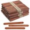 CraftySticks Colored Wood Craft Sticks 4.5 Inch, Red Orange Yellow Green Blue Purple White Black Pink Brown Popsicle Sticks